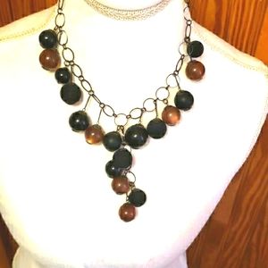 Vintage Adjustable Chunky Grapes Ball Necklace